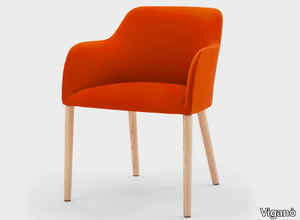 MAGGY - Fabric chair with armrests _ Viganò