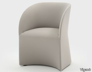 MILLY BIG - Fabric easy chair with armrests _ Viganò