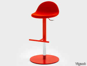 TED UP - Fabric and metal stool with gas lift _ Viganò