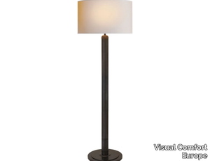 LONGACRE - Metal floor lamp and linen shade _ Visual Comfort Europe