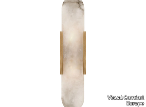 MELANGE ELONGATED SCONCE - Alabaster wall light _ Visual Comfort Europe