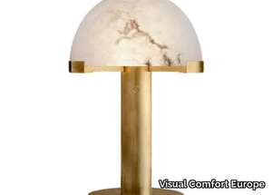 MELANGE - Metal and alabaster desk lamp _ Visual Comfort Europe