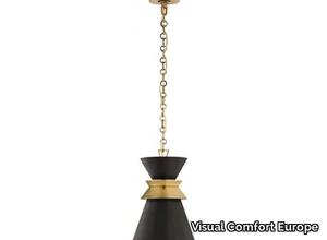 ALBORG - Small Stacked Pendant in Antique- Burnished Brass _ Visual Comfort Europe