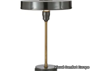 CARLO - Table Lamp in Bronze and Hand-Rubbed Antique Brass _ Visual Comfort Europe