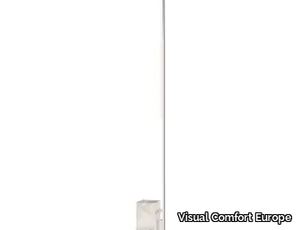 KLEE - Floor Lamp in Polished Nickel and Marble _ Visual Comfort Europe