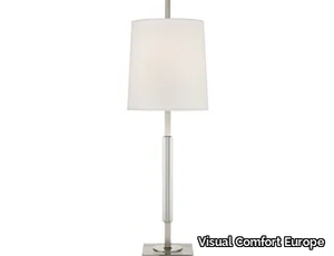 LEXINGTON - Medium Table Lamp in Polished Nickel and Crystal _ Visual Comfort Europe