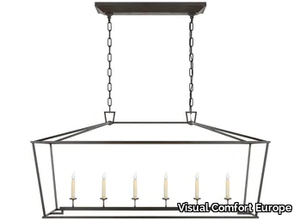 DARLANA LARGE LINEAR LANTERN - Metal pendant lamp _ Visual Comfort Europe