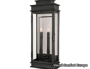 LINEAR LANTERN TALL - Metal and glass wall light _ Visual Comfort Europe