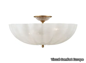 ROSEHILL LARGE SEMI-FLUSH - Glass ceiling light _ Visual Comfort Europe