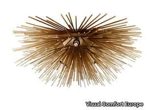 STRADA SMALL FLUSH MOUNT - Metal ceiling lamp _ Visual Comfort Europe