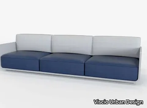 AIR - 3 seater sofa with fire retardant padding _ Viscio Urban Design