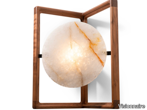 MOON EYE - Wooden wall light _ Visionnaire