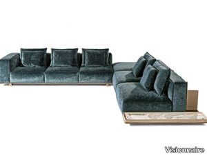 DONOVAN SQUARE - Corner sectional fabric sofa _ Visionnaire