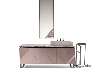 PLEASURE - Vanity unit with mirror _ Visionnaire