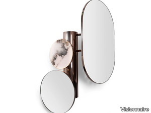 REBEL - Table-top oval chrome plated mirror _ Visionnaire