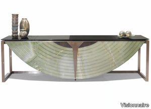 EQUNOX - Marble console table / bar cabinet _ Visionnaire