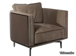 BACKSTAGE - Fabric armchair with armrests _ Visionnaire