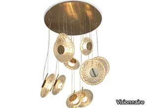 NUAGES - Blown glass and metal pendant lamp _ Visionnaire