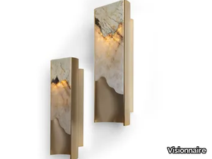 POLARIS - Aluminium and onyx wall lamp _ Visionnaire