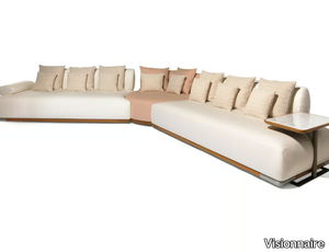 ILARIO - Corner modular leather sofa _ Visionnaire