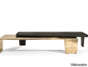 LEGO - Rectangular low cement coffee table for living room _ Visionnaire