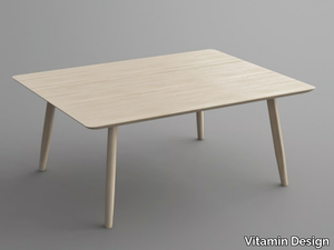 AETAS - Rectangular solid wood table _ Vitamin Design