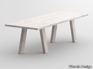 GO - Rectangular solid wood table _ Vitamin Design