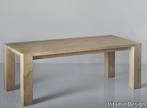 TAURUS - Extending solid wood table _ Vitamin Design