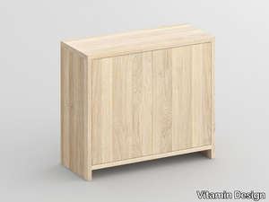 MENA - Solid wood highboard with doors _ Vitamin Design