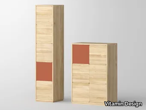 CAVUS - Solid wood highboard with doors _ Vitamin Design