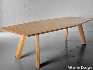 RHOMBI - Solid wood table _ Vitamin Design