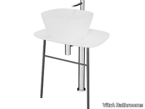 PLURAL HIGH - High ceramic console sink _ VitrA Bathrooms