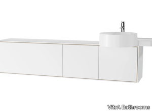 VOYAGE FOR COUNTERTOP WASHBASIN - Wall-mounted wooden vanity unit _ VitrA Bathrooms