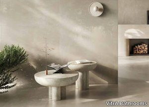 CEMENTAL - Porcelain wall/floor tiles with concrete effect _ VitrA Bathrooms