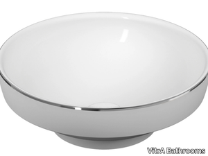 WATER JEWELS - Countertop round ceramic washbasin _ VitrA Bathrooms