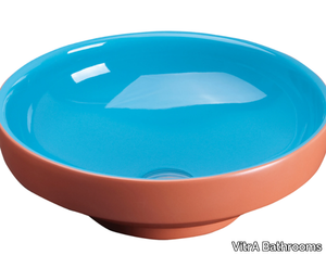 WATER JEWELS - Round single terracotta washbasin _ VitrA Bathrooms