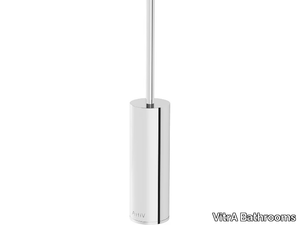 ORIGIN - Chromed brass toilet brush _ VitrA Bathrooms