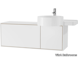 VOYAGE FOR COUNTERTOP WASHBASIN - Wall-mounted wooden vanity unit _ VitrA Bathrooms