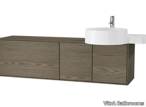 VOYAGE FOR COUNTERTOP WASHBASIN - Wall-mounted wooden vanity unit _ VitrA Bathrooms