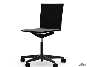 .04 - Height-adjustable integral polyurethane foam office chair with 5-Spoke base _ Vitra