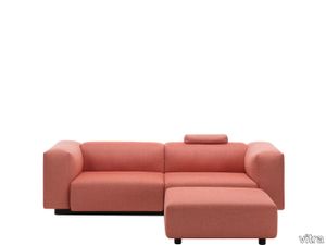 Soft Modular Sofa Two-seater, Ottoman