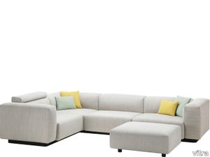 Soft Modular Sofa Three-seater, corner element, Ottoman