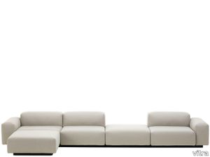 Soft Modular Sofa four-seater, platform, Chaise Longue