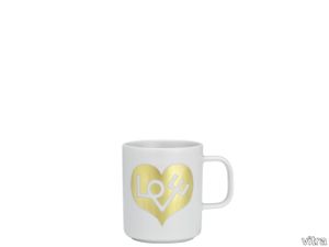 Coffee Mugs - Love Heart, gold