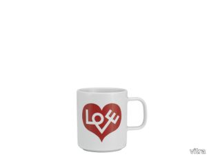 Coffee Mugs - Love Heart, crimson