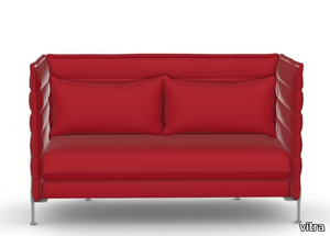 ALCOVE TWO-SEATER LOWBACK LOUNGE - 2 seater fabric sofa _ Vitra