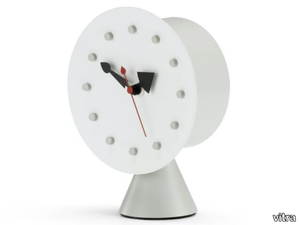 CONE BASE CLOCK - Table-top polyurethane clock _ Vitra