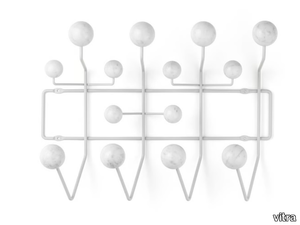 HANG IT ALL MARBLE - Wall-mounted coated steel wire and Carrara marble coat rack _ Vitra