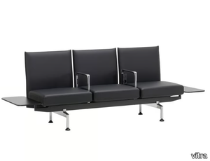 SOFT WAIT - Beam seating with armrests _ Vitra