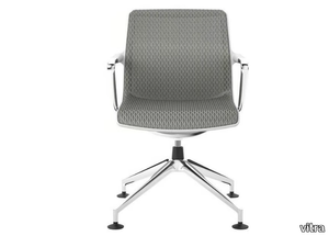 UNIX CHAIR - Swivel mesh chair with armrests _ Vitra